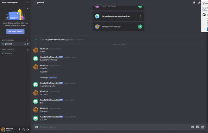 DiscordFinaceBot(doesn't work at all!) – screenshot 1
