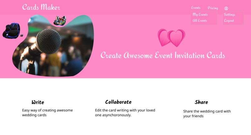 Cards Maker – screenshot 1