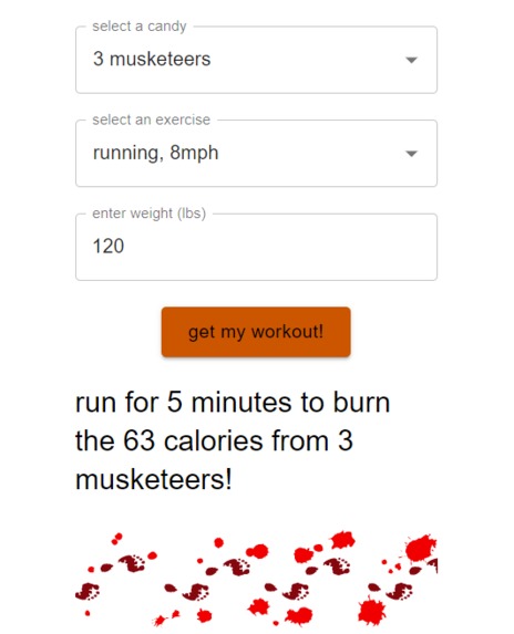 healthy halloween – screenshot 2