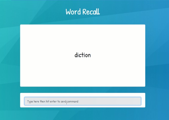 Word Recall – screenshot 1