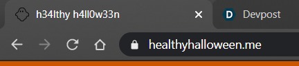 healthy halloween – screenshot 3