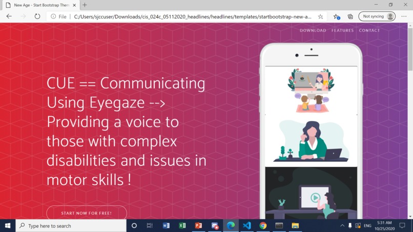 CUE – screenshot 1