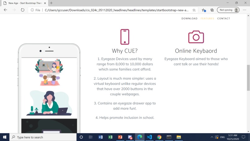 CUE – screenshot 2