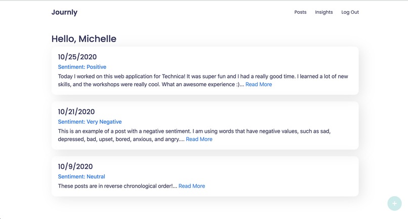 Journly – screenshot 2
