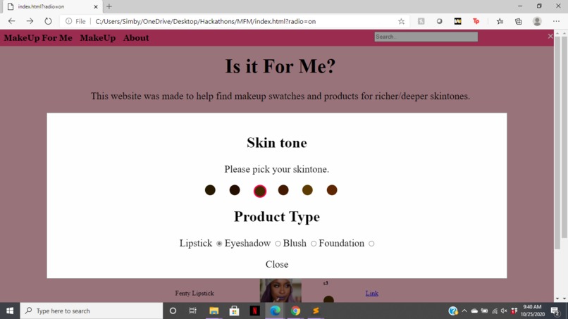 MakeUp for Me – screenshot 2