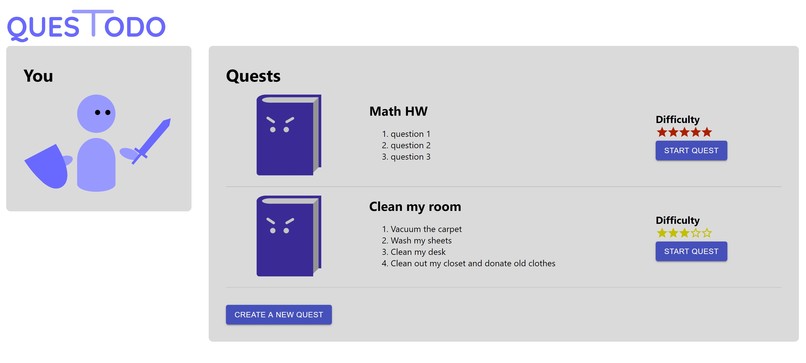 quesTodo – screenshot 1