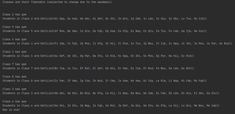Social Distance School Schedule – screenshot 1