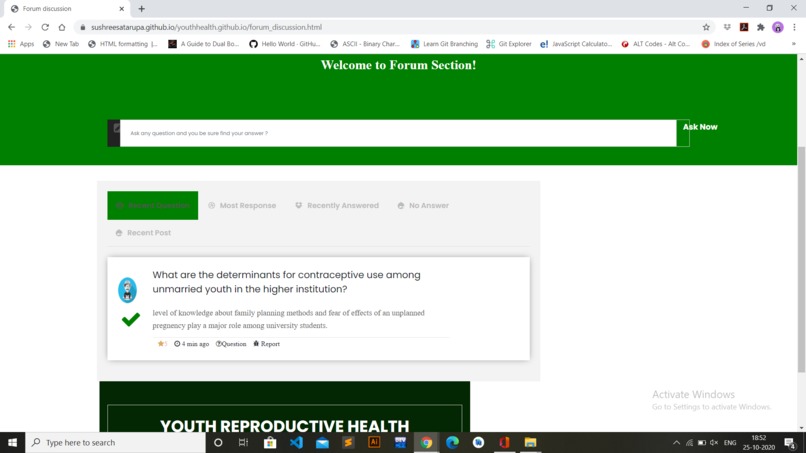 Youth Reproductive Health – screenshot 8