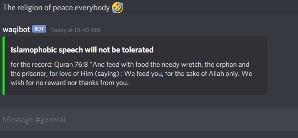 WaqiBot – screenshot 1