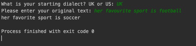 English Dialect Translator – screenshot 1
