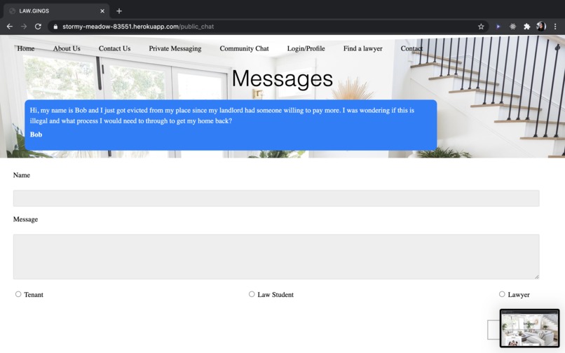 LAW.GINGS – screenshot 2