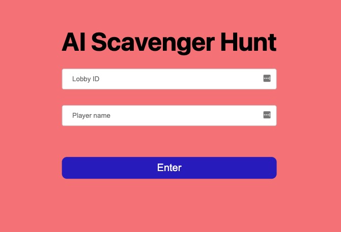 AI Scavenger Hunt – screenshot 1