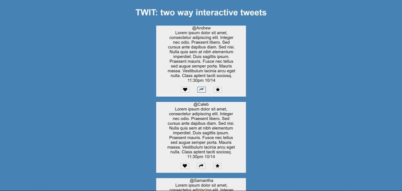 TWIT - Two Way Interactive Tweets – screenshot 1