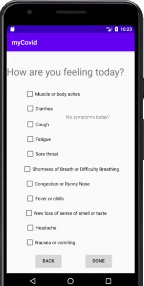 myCovid – screenshot 4