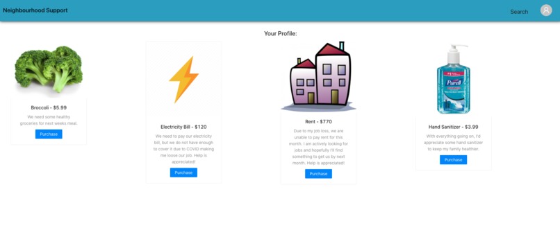 Neighborhood Support – screenshot 2