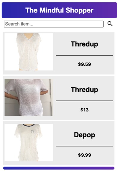 The Mindful Shopper – screenshot 3