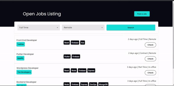 Job Listing – screenshot 2