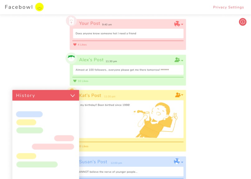 Facebowl – screenshot 1