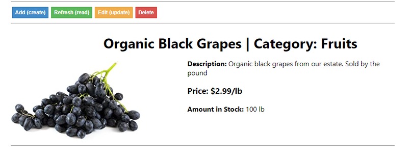 Arroyo Family Farm's  Harvest Inventory Application – screenshot 1