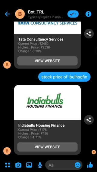 ShareMarket & Crypto-Currency Bot – screenshot 1