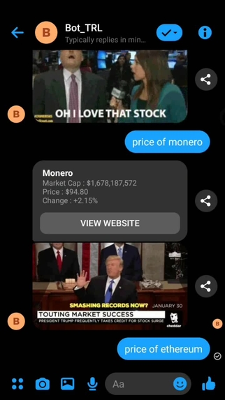 ShareMarket & Crypto-Currency Bot – screenshot 3