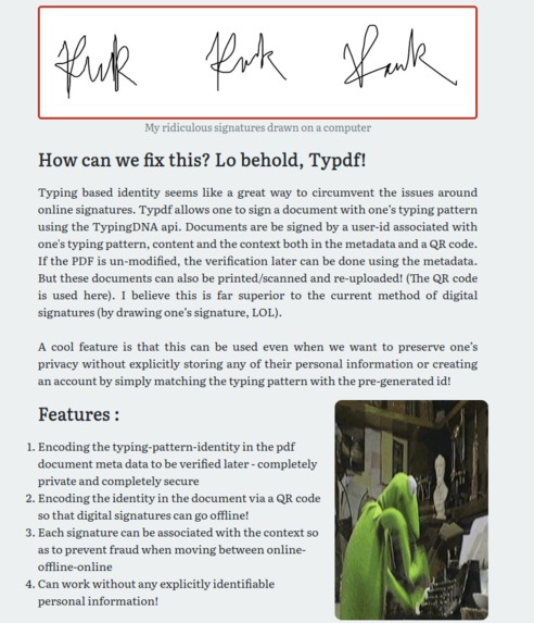 typdf – screenshot 1