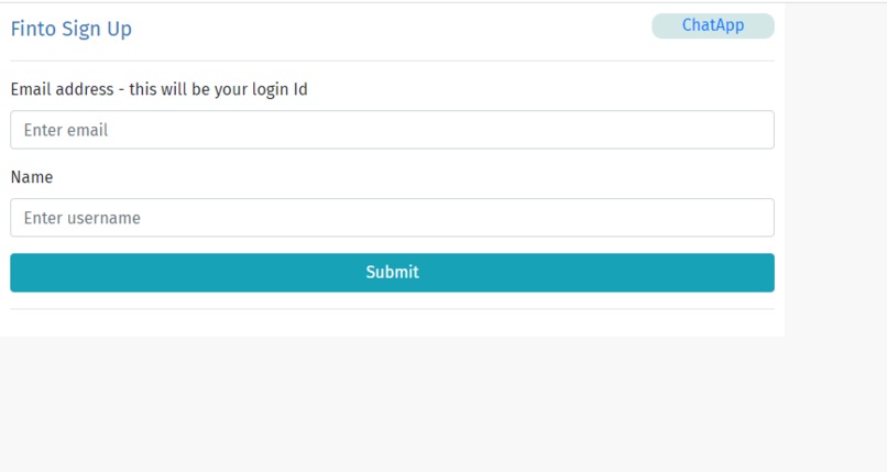 Finto: Secure Banking services chatbot with typingDNA & Rasa – screenshot 2