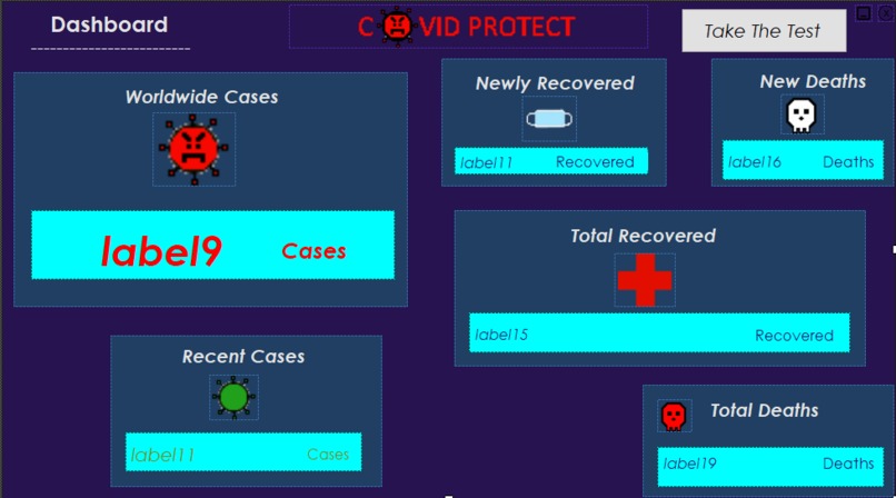 COVID - 19 Application: UNIS TEAM A Submission – screenshot 3