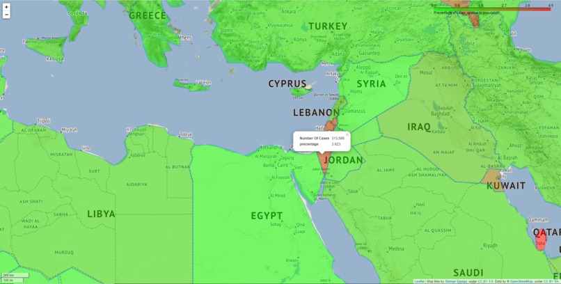 covid-19 map the gezer boys – screenshot 2