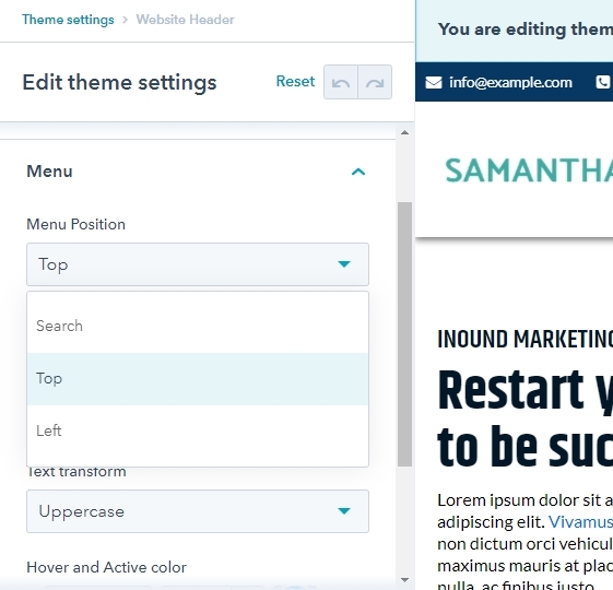Theme Evolution – screenshot 2