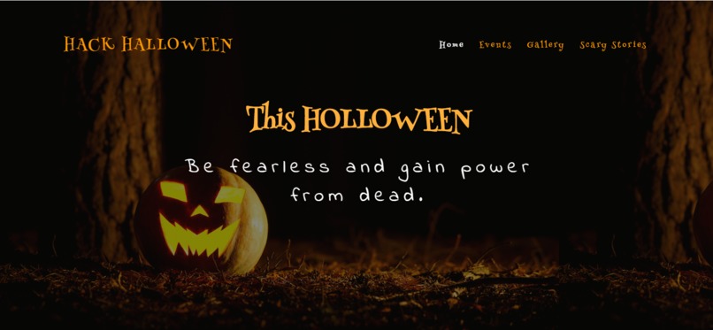 HackHalloween – screenshot 1