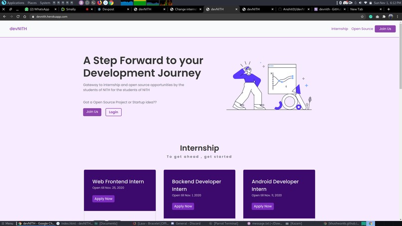 devNITH – screenshot 1