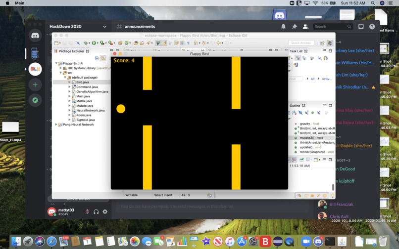 Flappy Bird AI – screenshot 1