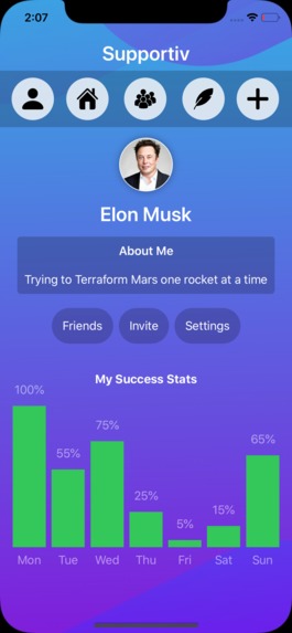 Supportiv – screenshot 2