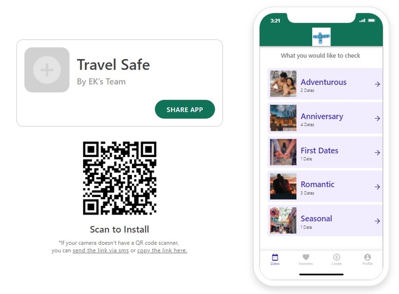 Travel Safety App  – screenshot 1