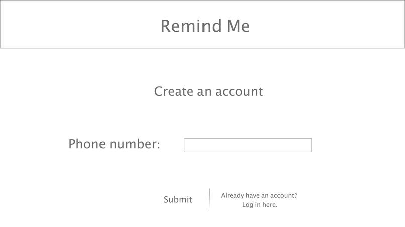 RemindMe – screenshot 1