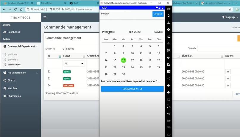TrackMedds DAPP – screenshot 1