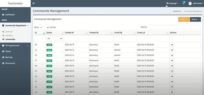 TrackMedds DAPP – screenshot 2
