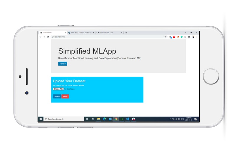 Simplified ML App – screenshot 3