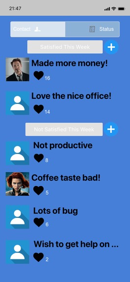 quarantine chat app – screenshot 4
