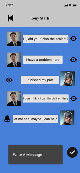 quarantine chat app – screenshot 5