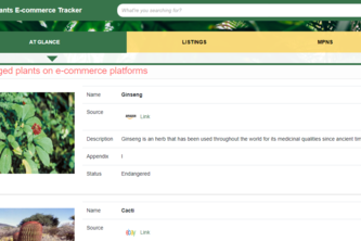 wildlife online sale tracker