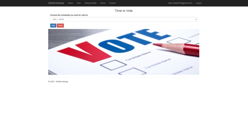 StellarVoteApp – screenshot 5