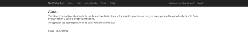 StellarVoteApp – screenshot 9