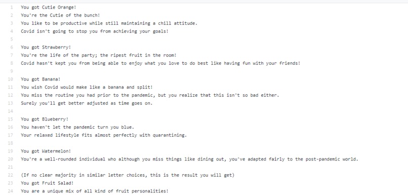 Fruit Quiz  – screenshot 1