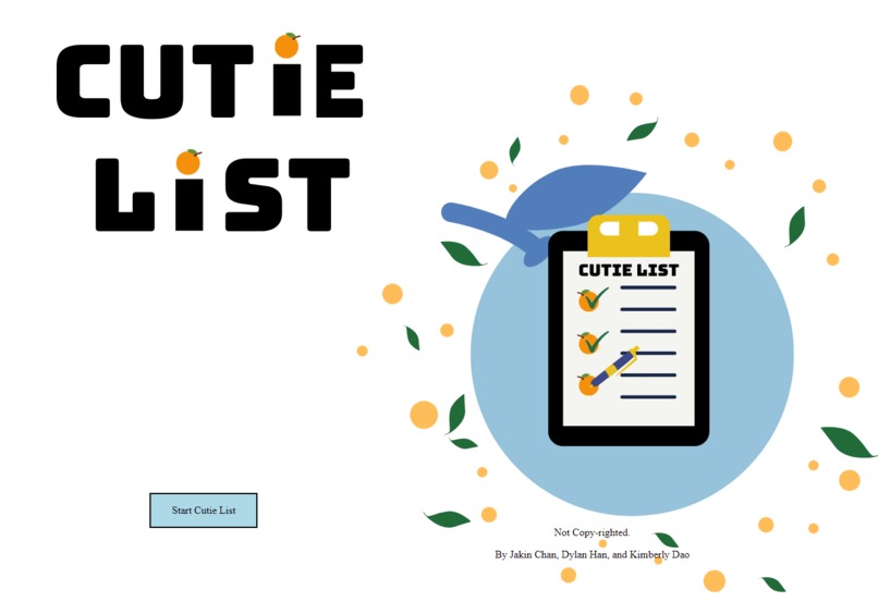 Cutie List – screenshot 1