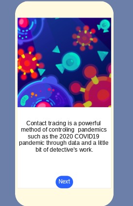 COVID19 Contact Tracing App – screenshot 3