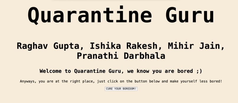 Quarantine Guru – screenshot 1