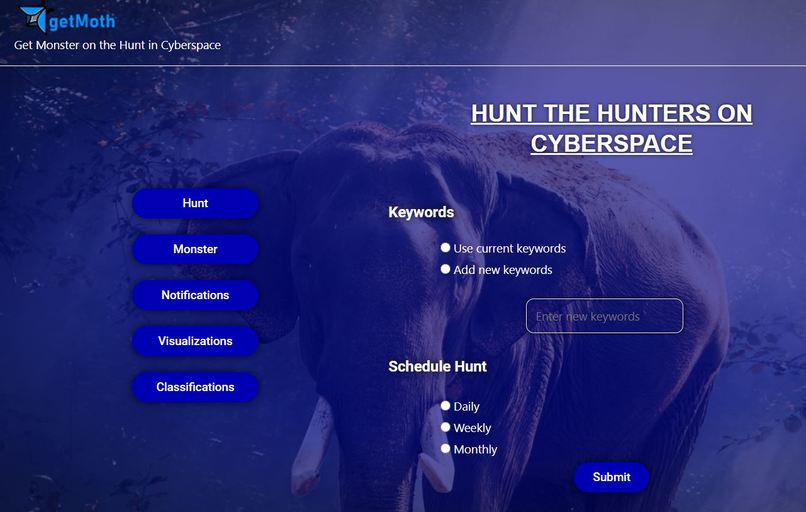 getMoth: get Monsters on the Hunt in Cyberspace Application – screenshot 6