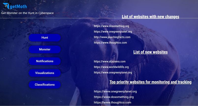 getMoth: get Monsters on the Hunt in Cyberspace Application – screenshot 9